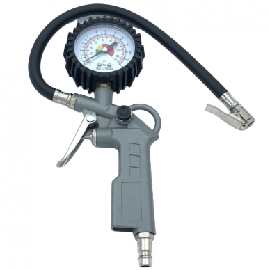 Tire inflating gun with manometer 1