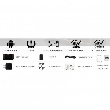 Premier TPMS servise diagnostics scanner tool, (LCD) 4