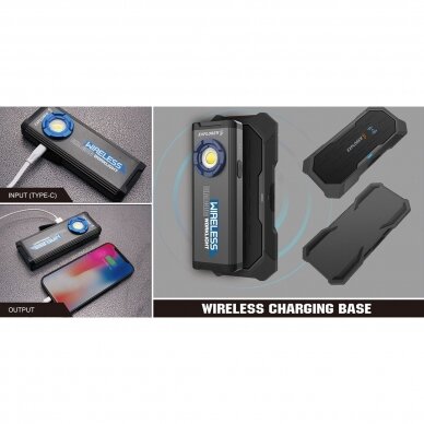 COB LED wireless work light set 7