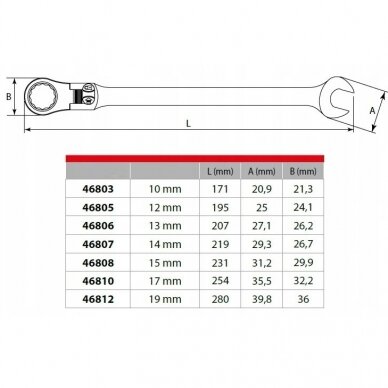 XL locking flex head set 7pcs. 2