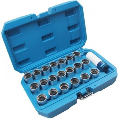 Audi wheel bolt lock socket set 21pcs