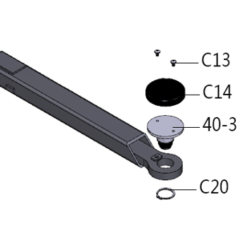 Complete tray assembly unit for PL-4.0-2D/DE Spare part. 2