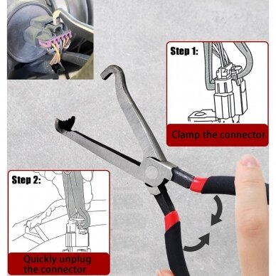 Electrical connector disconnect pliers 205mm 9