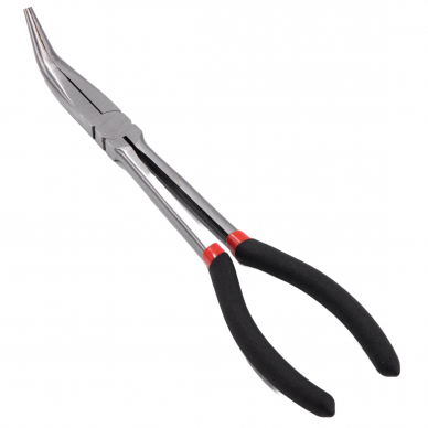 Long 45° bent nose pliers 275mm