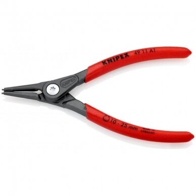 Precision circlip pliers. External 140mm (Ø10-25mm) KNIPEX 2