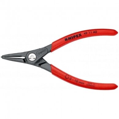 Replės išoriniams žiedams 140mm (Ø3-10mm) KNIPEX