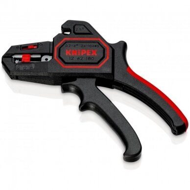 Self adjusting insulation stripper 180mm (0.2-6mm²) KNIPEX 1