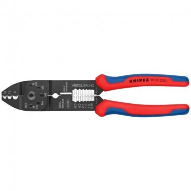 Replės laidų užspaudimui ir nuvalymui 230mm KNIPEX