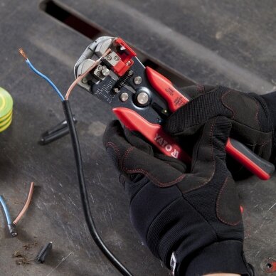 Universal wire stripper and ratchet crimping pliers 2