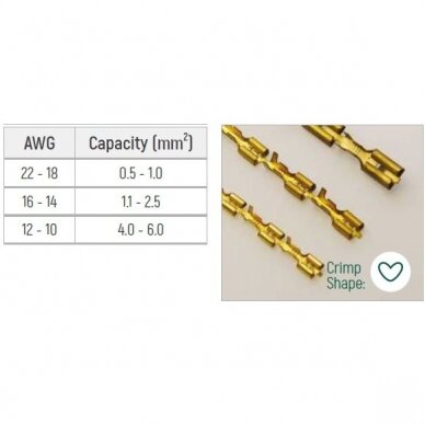 Ratchet crimping pliers for non-insulated terminals 7