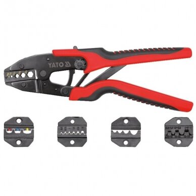 Quick interchangeable ratchet crimper set 1