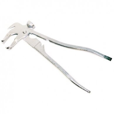 Wheel balance weight pliers