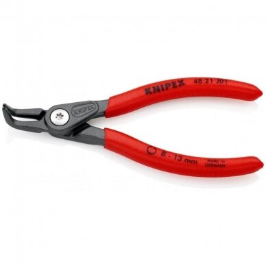 Precision circlip pliers. Internal. Bent 130mm (Ø8-13mm) KNIPEX 2