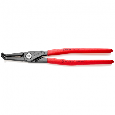 Replės vidiniams žiedams. Lenktos 305mm (Ø85-140mm) KNIPEX