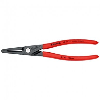 Precision circlip pliers. Internal 225mm (Ø40-100mm) KNIPEX