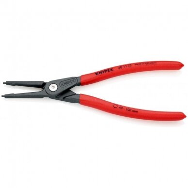 Precision circlip pliers. Internal 225mm (Ø40-100mm) KNIPEX 1