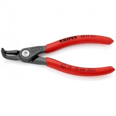 Precision circlip pliers. Internal. Bent 130mm (Ø12-25mm) KNIPEX 2