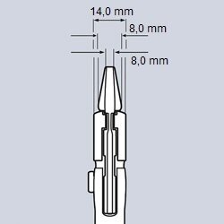 Santechninės replės - raktas KNIPEX su fiksavimu 250mm 10