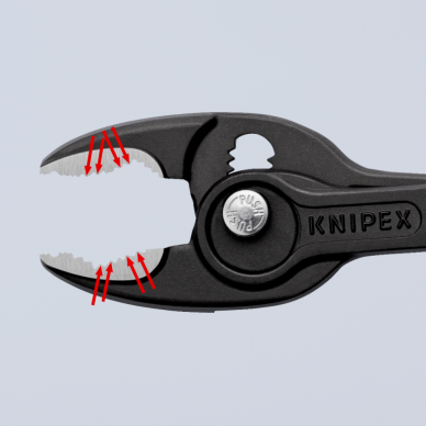 Santechinės replės 200mm (dvigubo griebimo) KNIPEX (su fiksavimu) 6