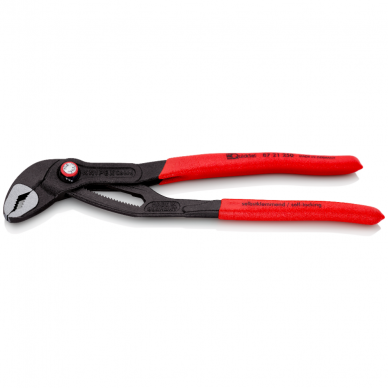 Santechninės replės KNIPEX Cobra su greitu fiksavimu 250mm 2