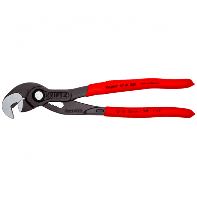 Santechninės replės KNIPEX greito sukimo su fiksavimu 250mm 1