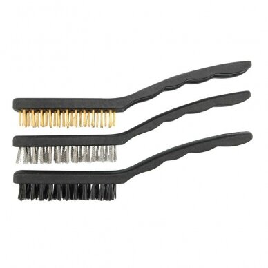 Brush with plastic handle set 3pcs 230mm