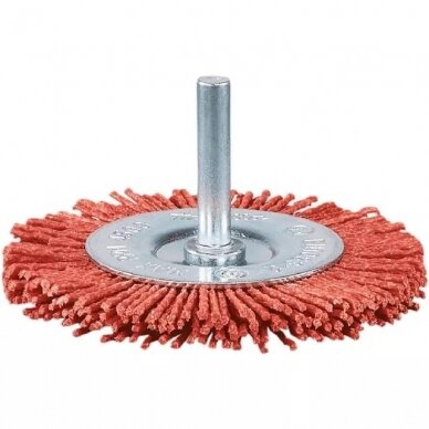 Wheel brush, abrasive with shaft 50mm