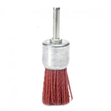 End brush, abrasive with shaft 50mm