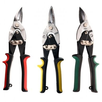 Aviation tin snips set 250mm 3pcs