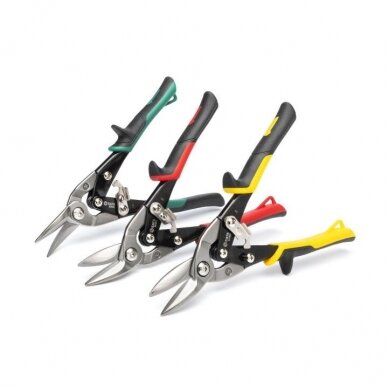 Aviation tin snips set 250mm 3pcs 1