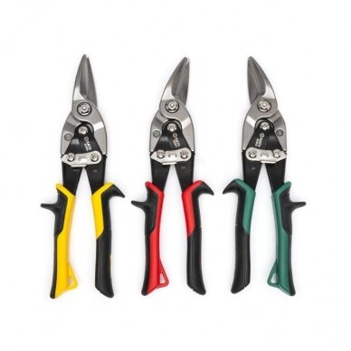 Aviation tin snips set 250mm 3pcs 2