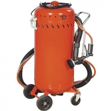 Sandblaster 28 gallon (106l) with vacuum suction