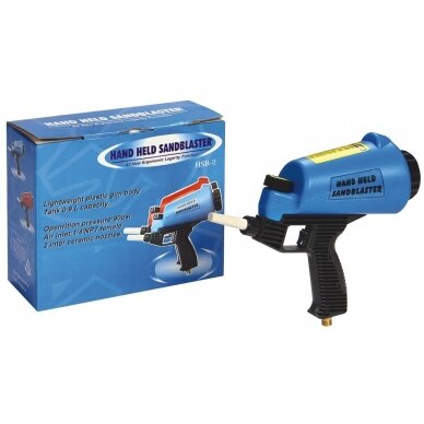 Hand held sandblaster