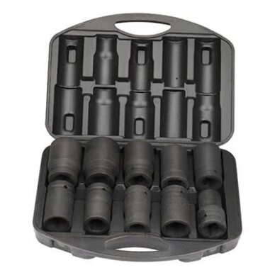 1" Dr. Impact socket set 10pcs. (17-41mm)