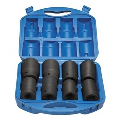 1" Dr. Impact socket set 8pcs (21-41mm)