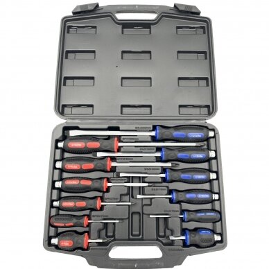 Impact screwdriver set 12pcs.