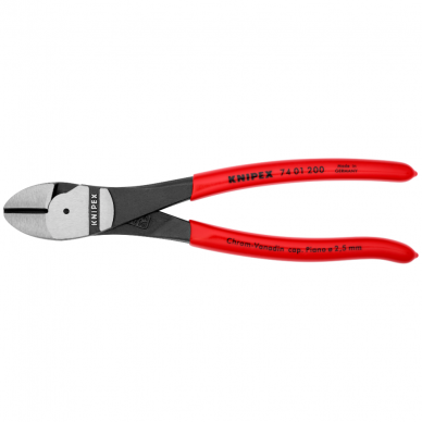 Šoninio kirpimo jėgos replės 200mm KNIPEX