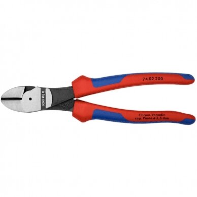 Šoninio kirpimo jėgos replės (ergo. rankena) 200mm KNIPEX 1