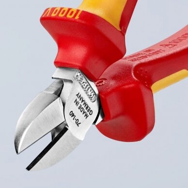 Diagonal cutting pliers industrial insulated 140mm (1000V) KNIPEX 6