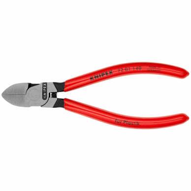 Šoninio kirpimo replės plastikams 140mm KNIPEX 2