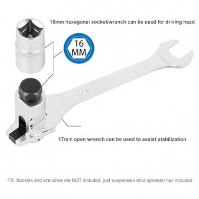 Shock absorber removal tool / strut spreader 2