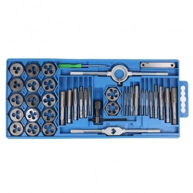 Taps and dies set 40pcs. M3-M12