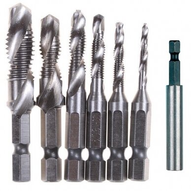 Combination Drill & Tap set HSS 7pcs