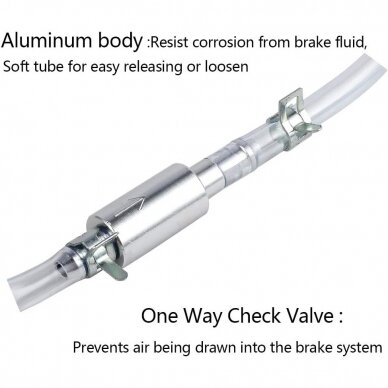 Brake bleeder one-way valve 2