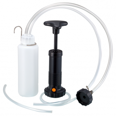 Brake bleeder kit by hand pump