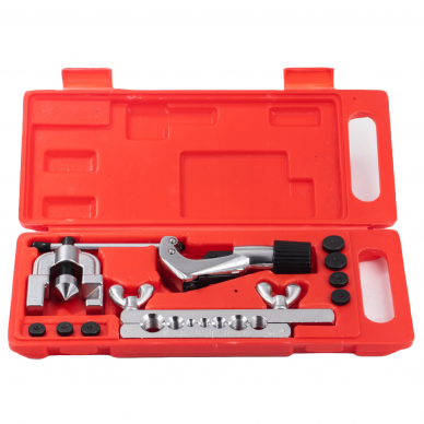 Brake pipe flaring tool kit for 5 - 16mm