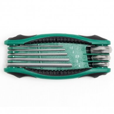 Foldup hex key set 8pcs. (1.5-8) 3