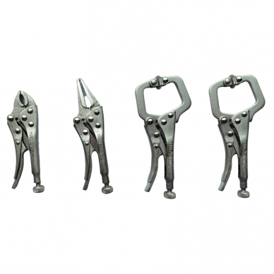 Mini locking pliers set 4pcs