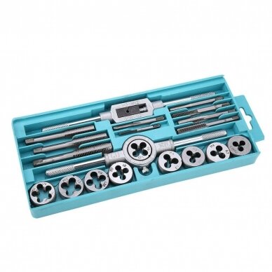 Taps and dies set 20pcs. M3-M12