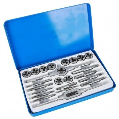 Taps and dies set 24pcs. M5-M12